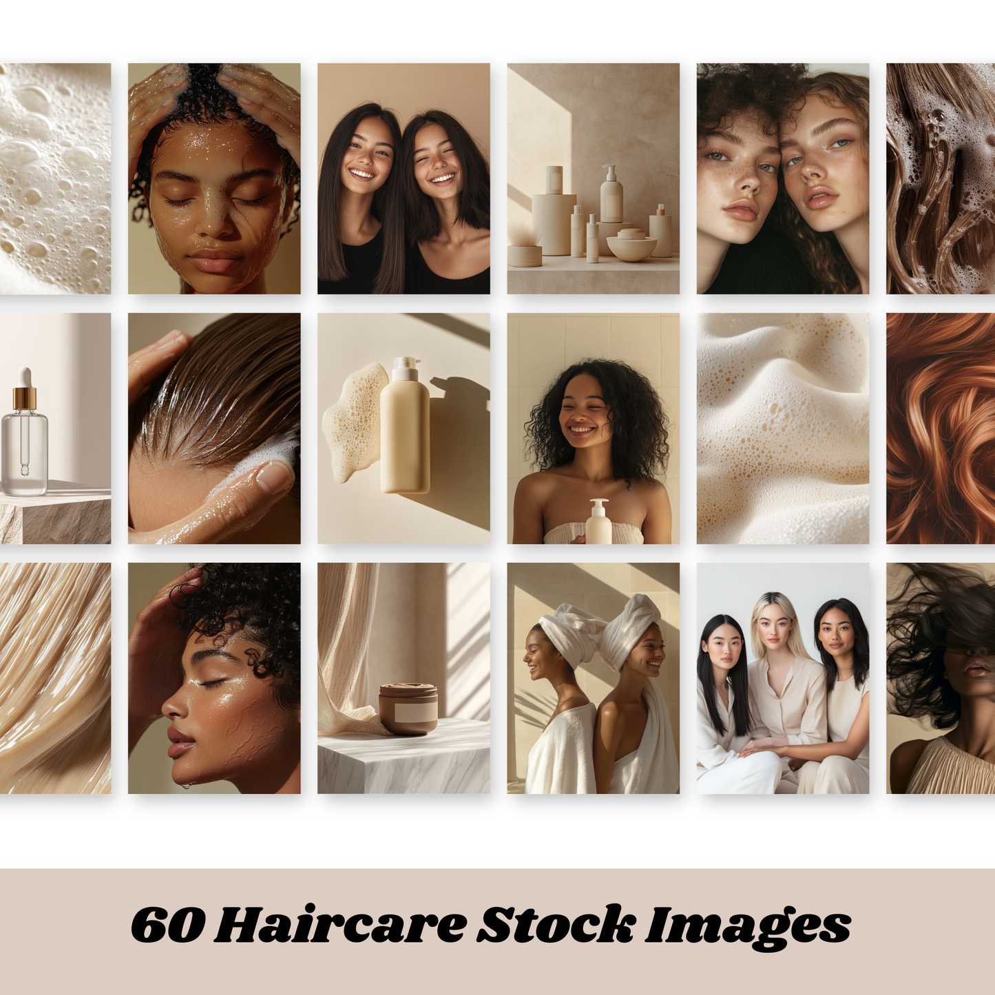 60 HAIRCARE Stock Images