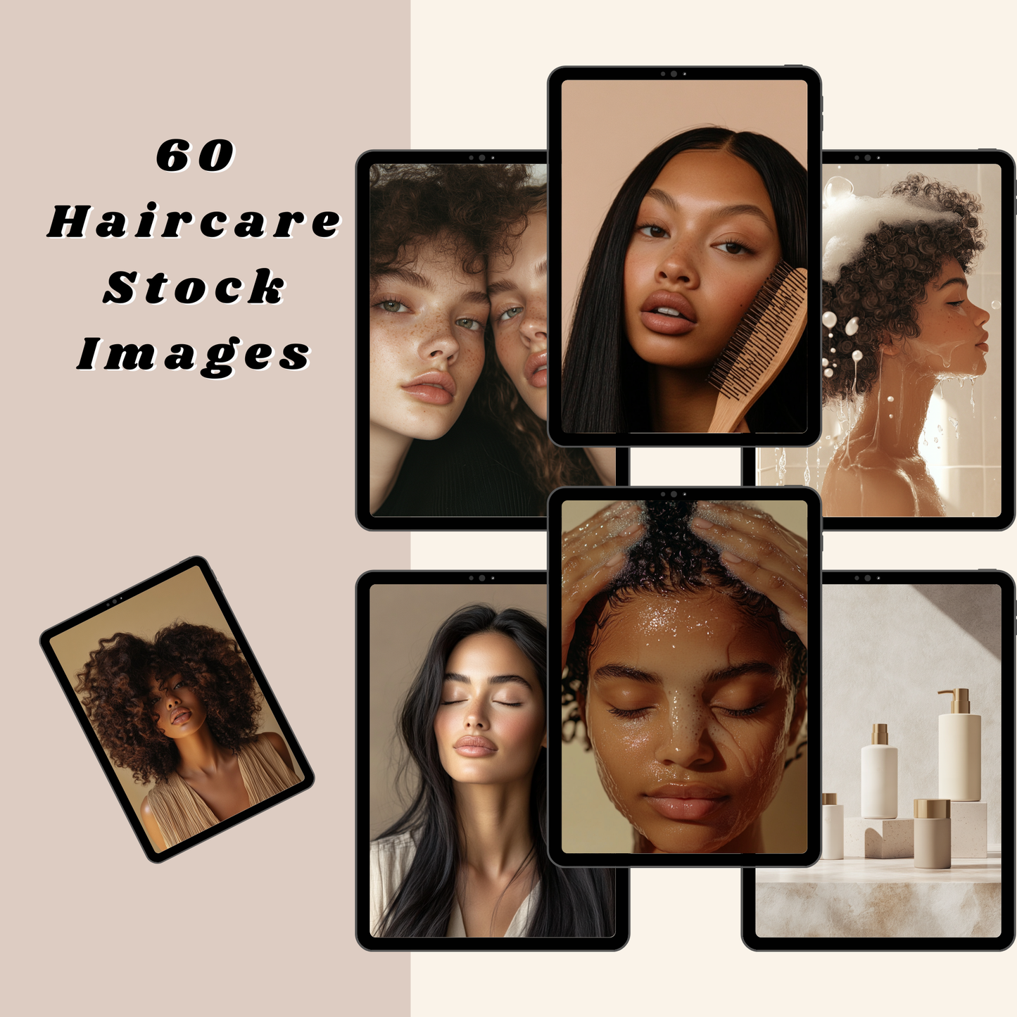 60 HAIRCARE Stock Images
