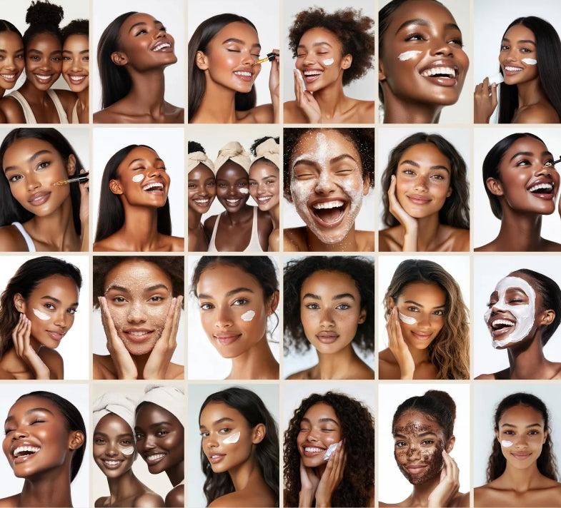 120 MELANIN SKINCARE Stock Images