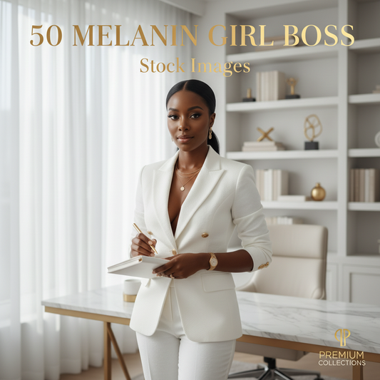 50 Melanin Girl Boss Stock Images - Cover