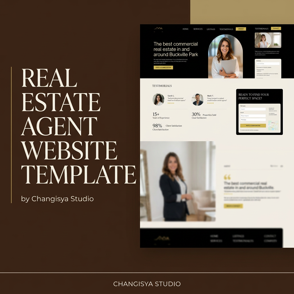 Real Estate Agent bold main image